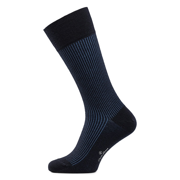 Calze da uomo in lana merino – Shadow | Blu scuro