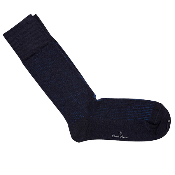 Calze da uomo in lana merino – Shadow | Blu scuro