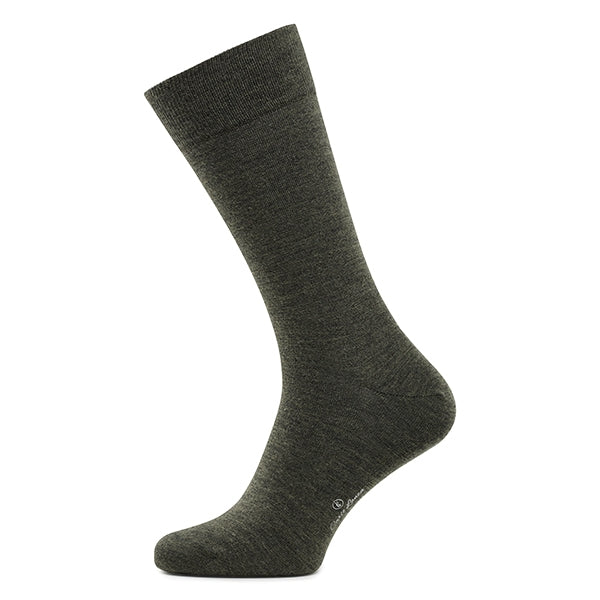 Merino wool men's socks – Bosco | Green grey