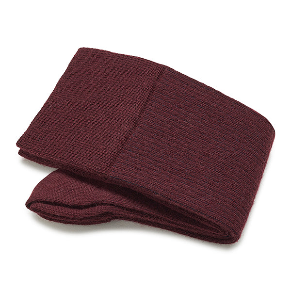 Wool Men's Socks Shadow | Wine & Navy