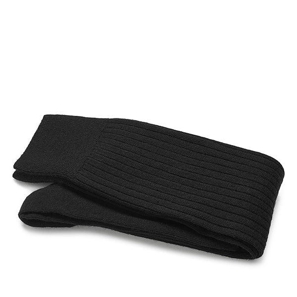 Merino Wool Knee Socks | Black