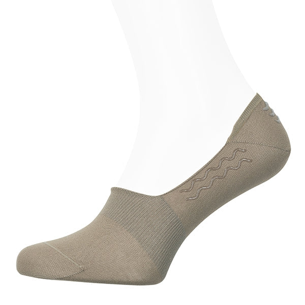 Cotton Men's Socks – Invisible | Taupe