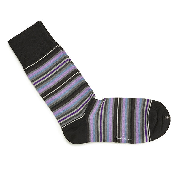 Katoenen Herensokken – Strisce d’Arte | Roze