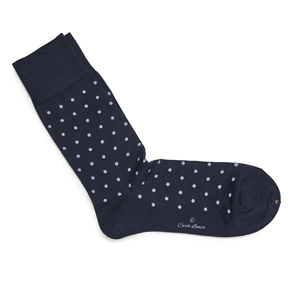 Cotton Men's Socks – Intrecci | Dark Blue