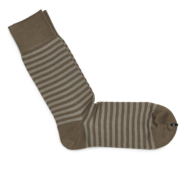 Cotton Men's Socks – Strisce d'Arte | Camel