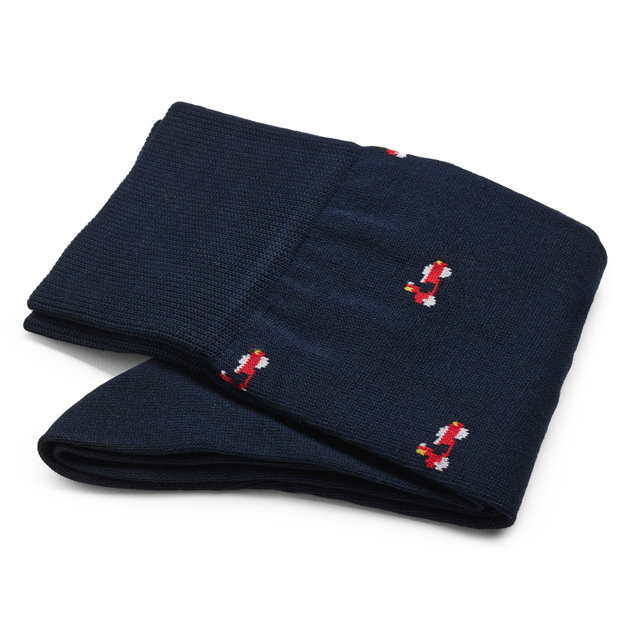 Cotton Men's Socks – Intrecci | Navy