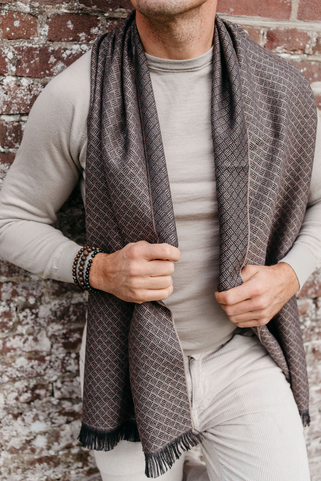 Sjaal Armonia | Khaki