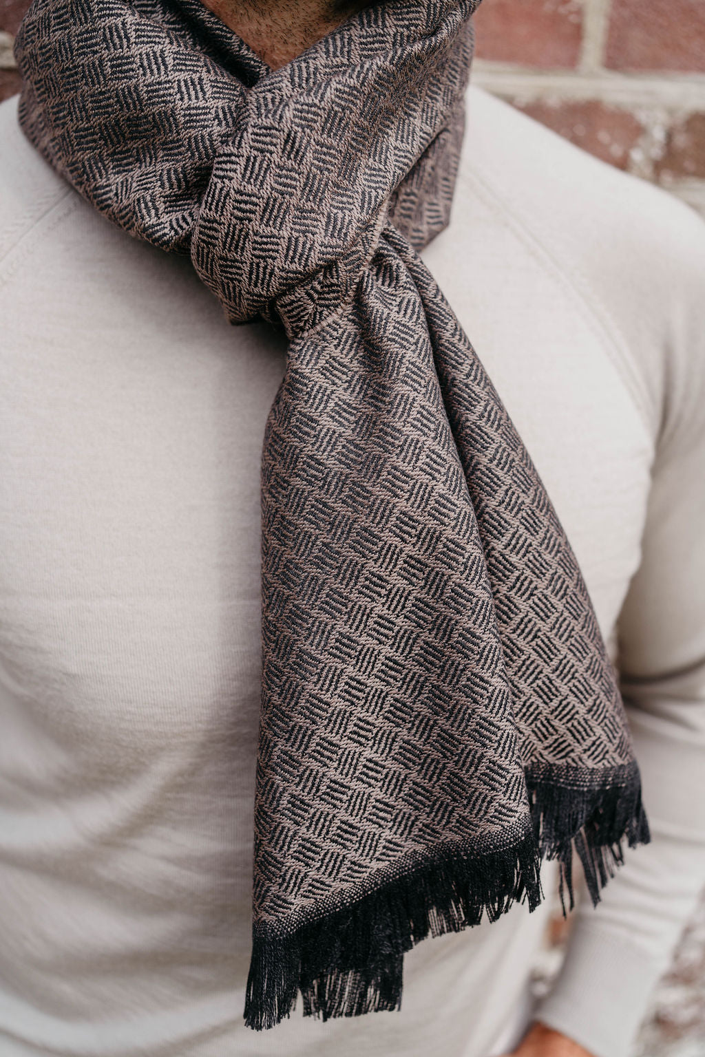 Sjaal Armonia | Khaki