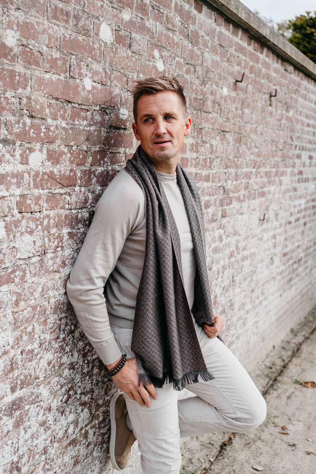 Sjaal Armonia | Khaki