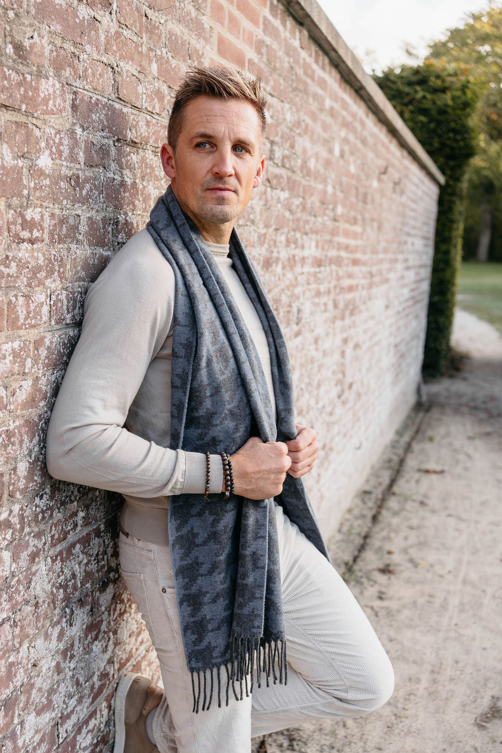 Conte Sjaal | Lichtblauw