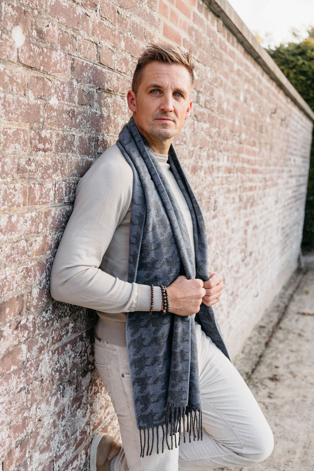 Conte Sjaal | Lichtblauw