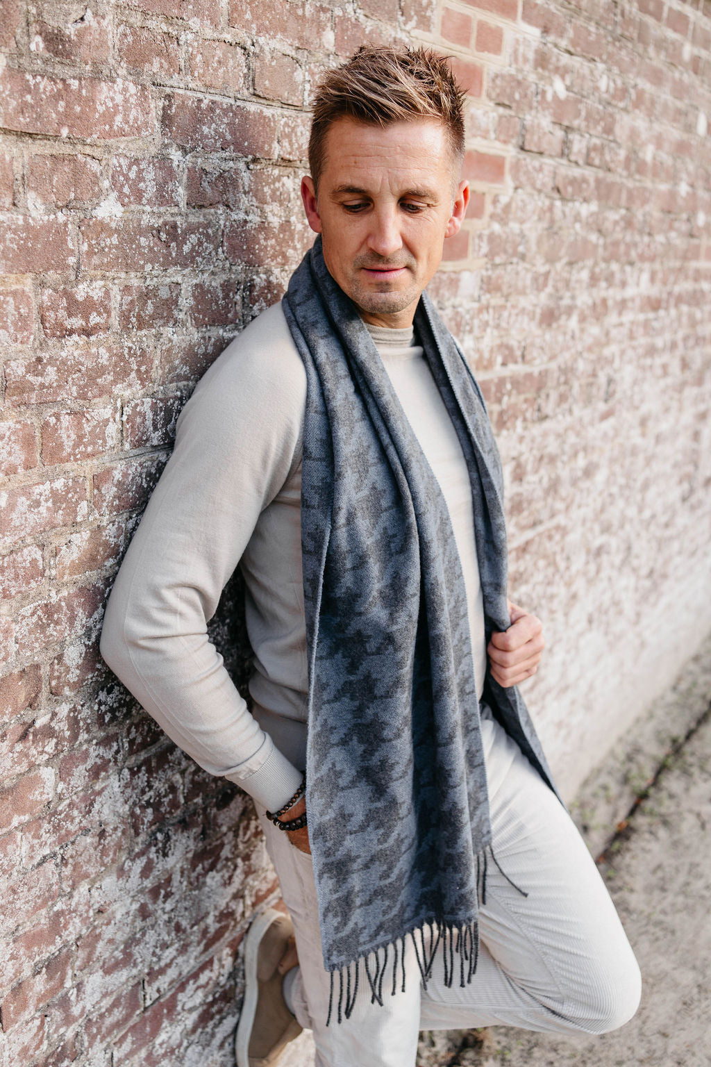 Conte Sjaal | Lichtblauw