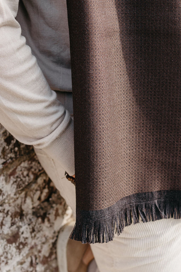 Damasco Scarf | Dark Brown