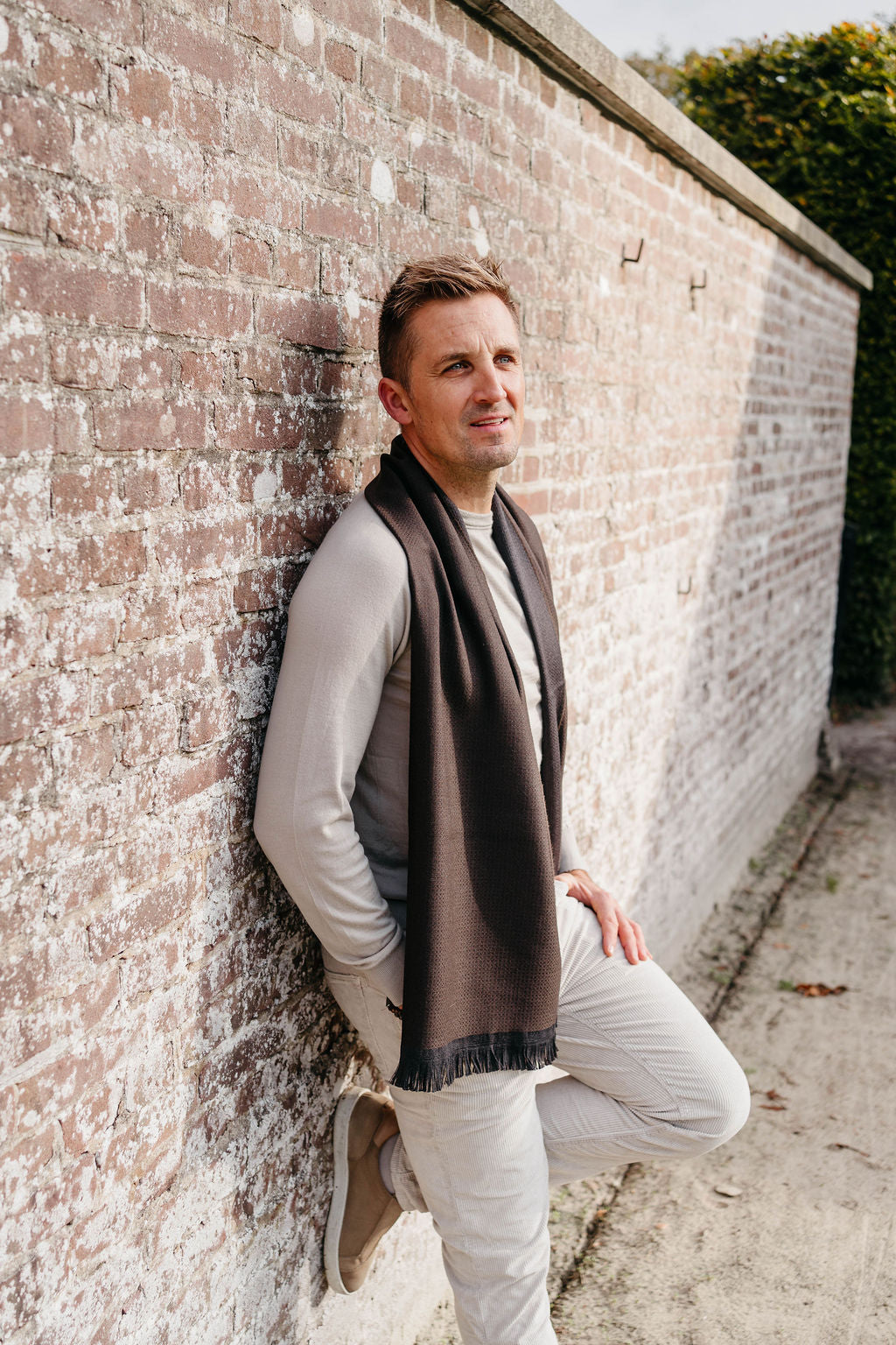 Damasco Scarf | Dark Brown