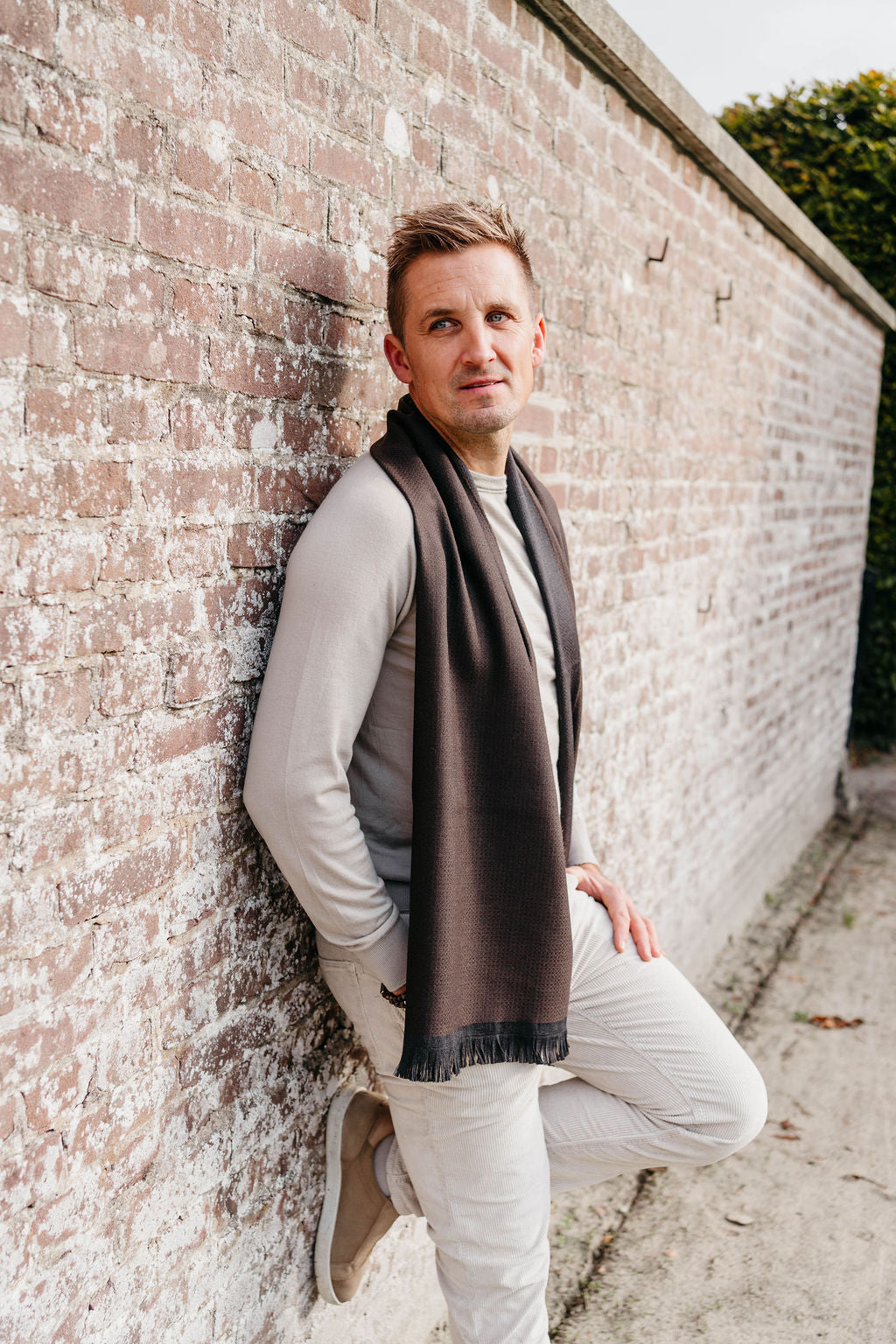 Damasco Scarf | Dark Brown