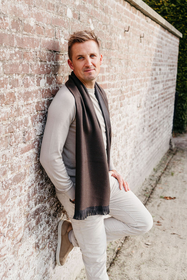 Damasco Scarf | Dark Brown