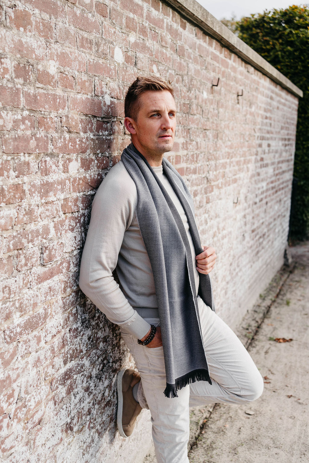 Damasco Scarf | Grey