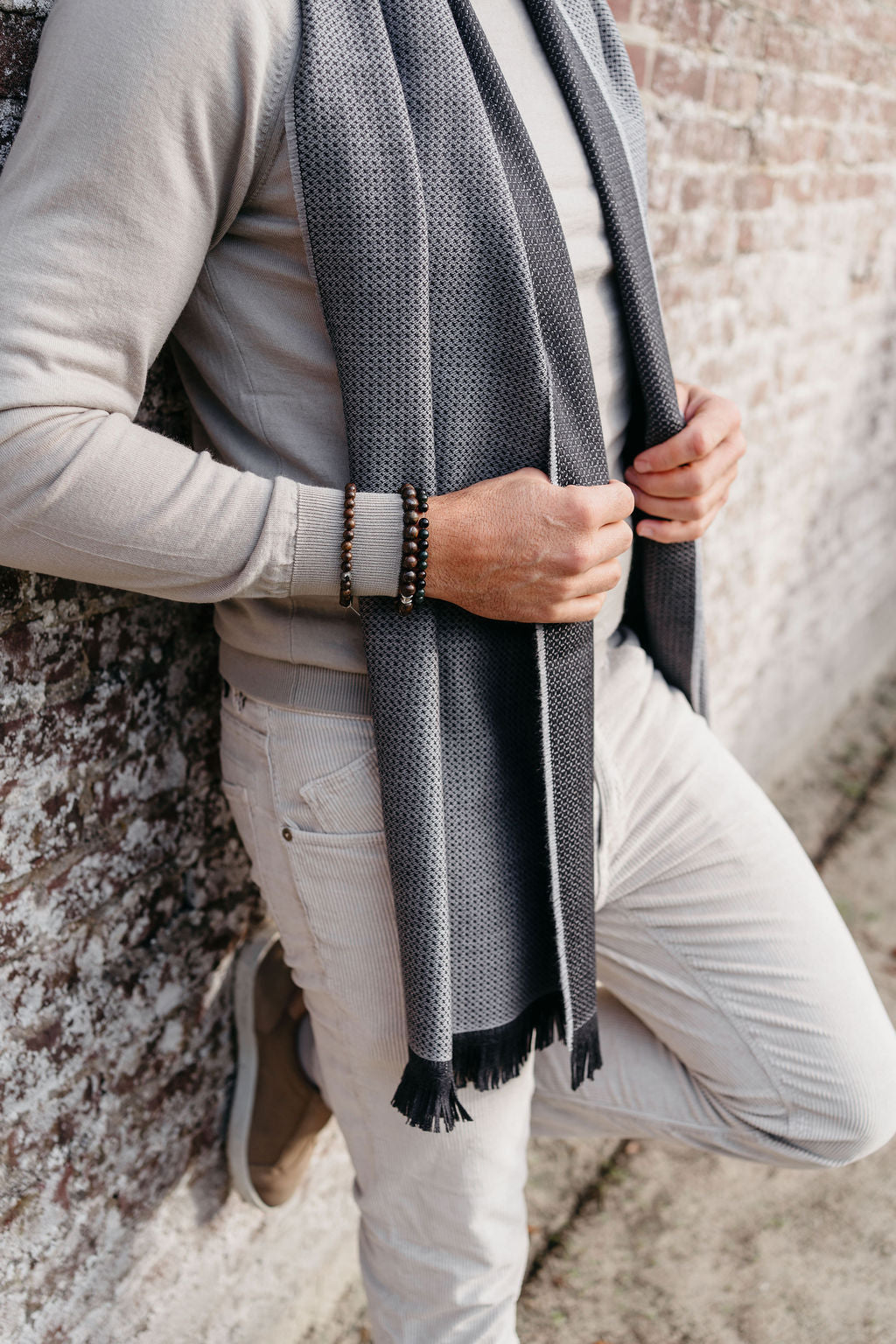 Damasco Scarf | Grey