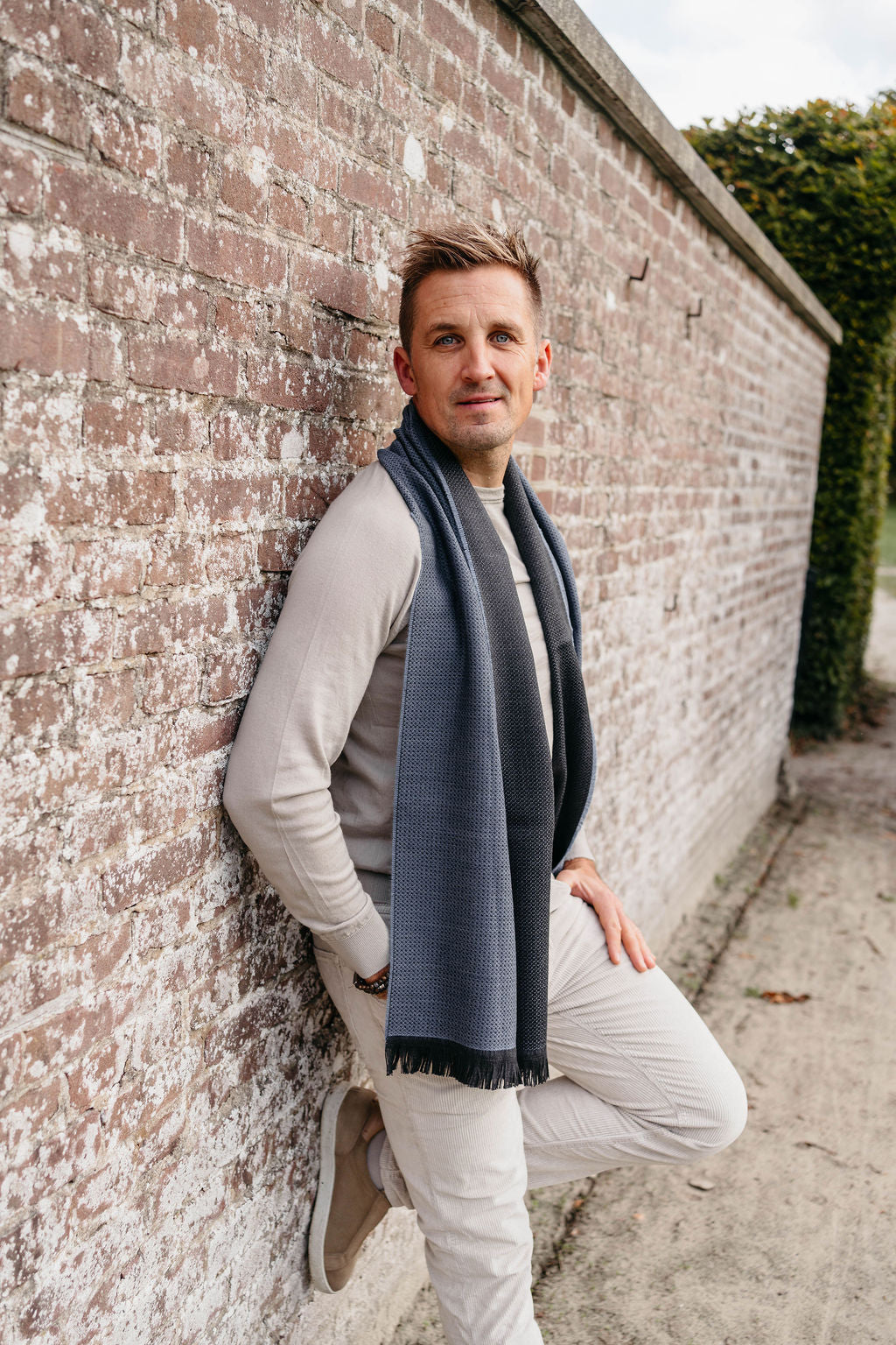 Damasco Sjaal | Lichtblauw