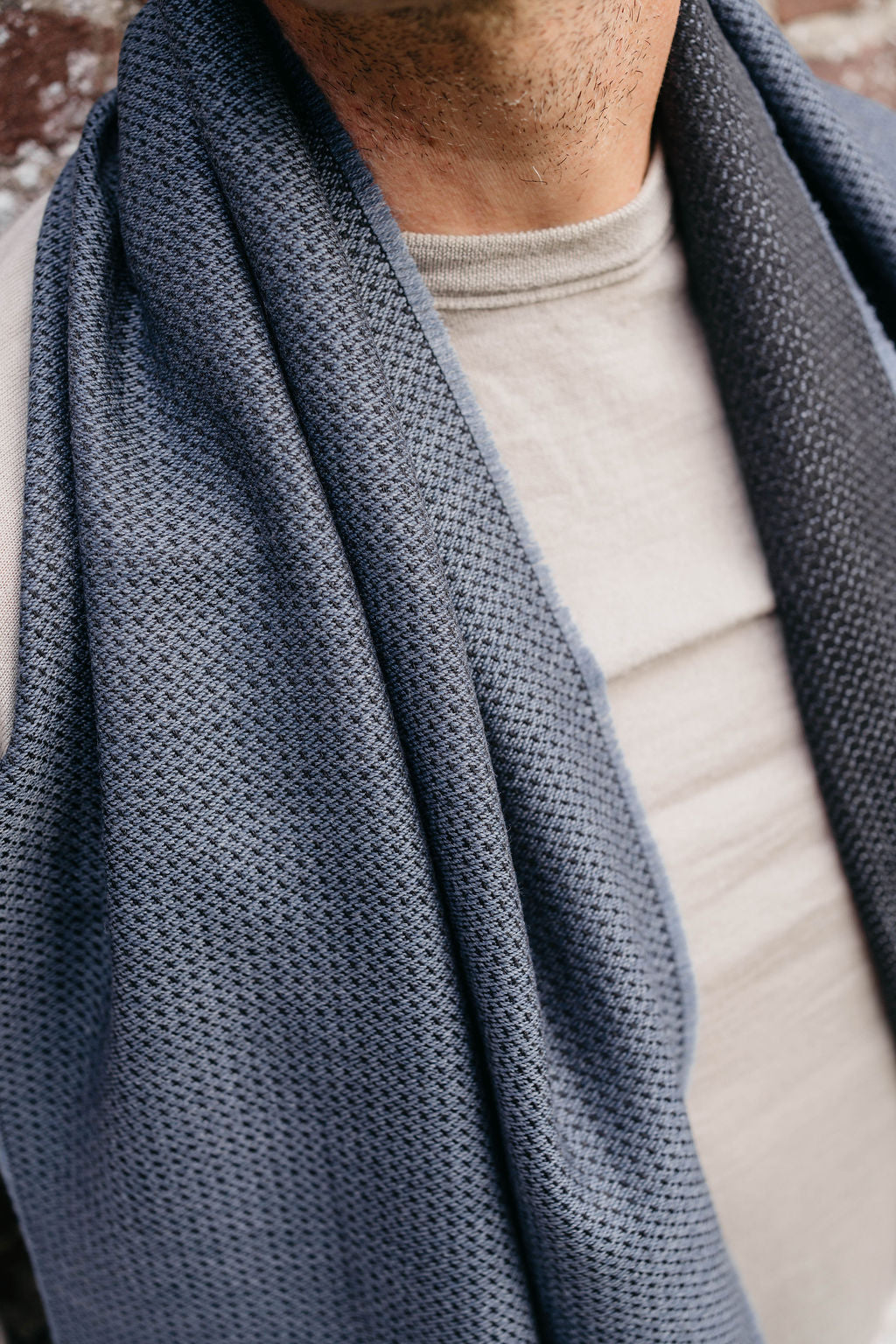 Damasco Sjaal | Lichtblauw