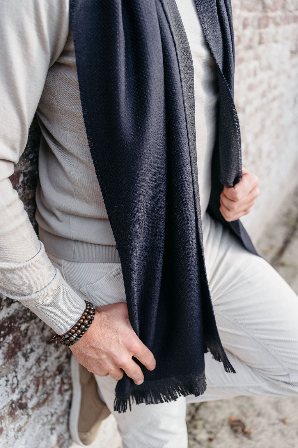 Bufanda Damasco | Marino