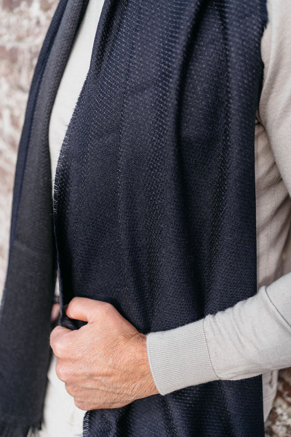 Damasco Scarf | Navy