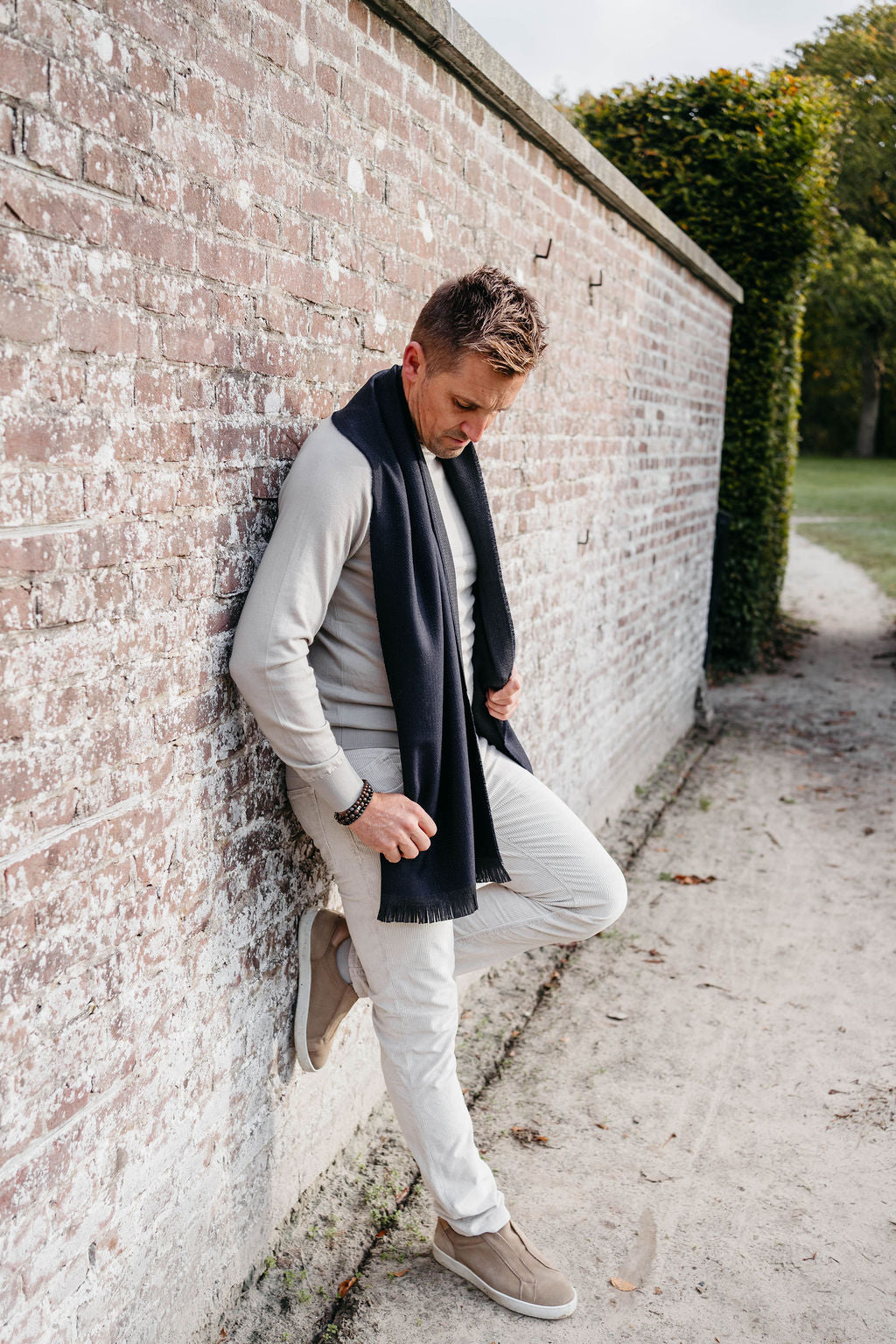 Damasco Scarf | Navy