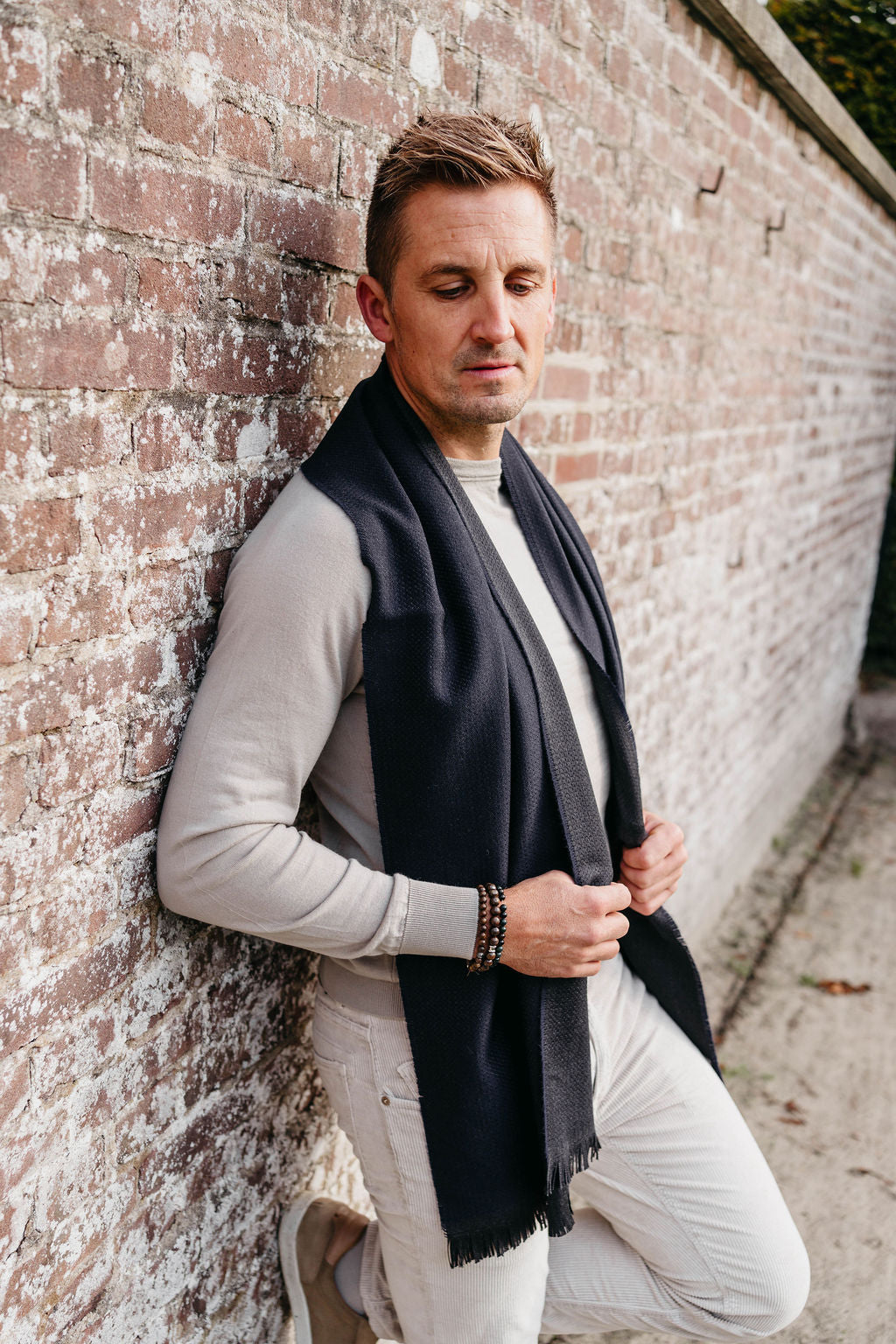 Damasco Scarf | Navy