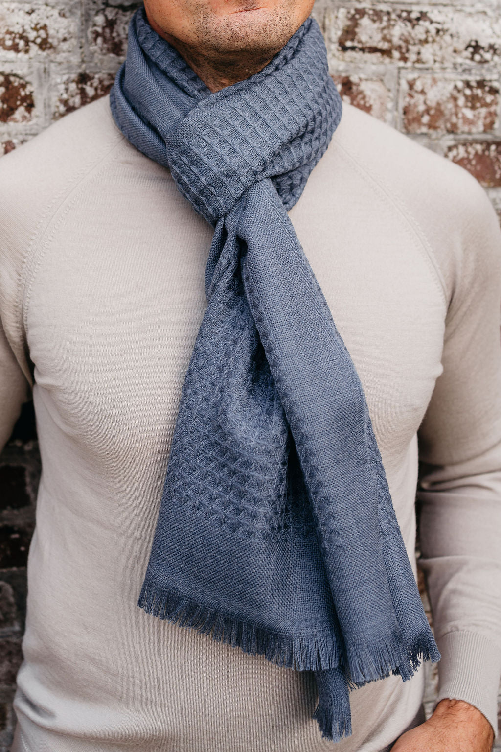 Écharpe Giuseppe | Bleu clair