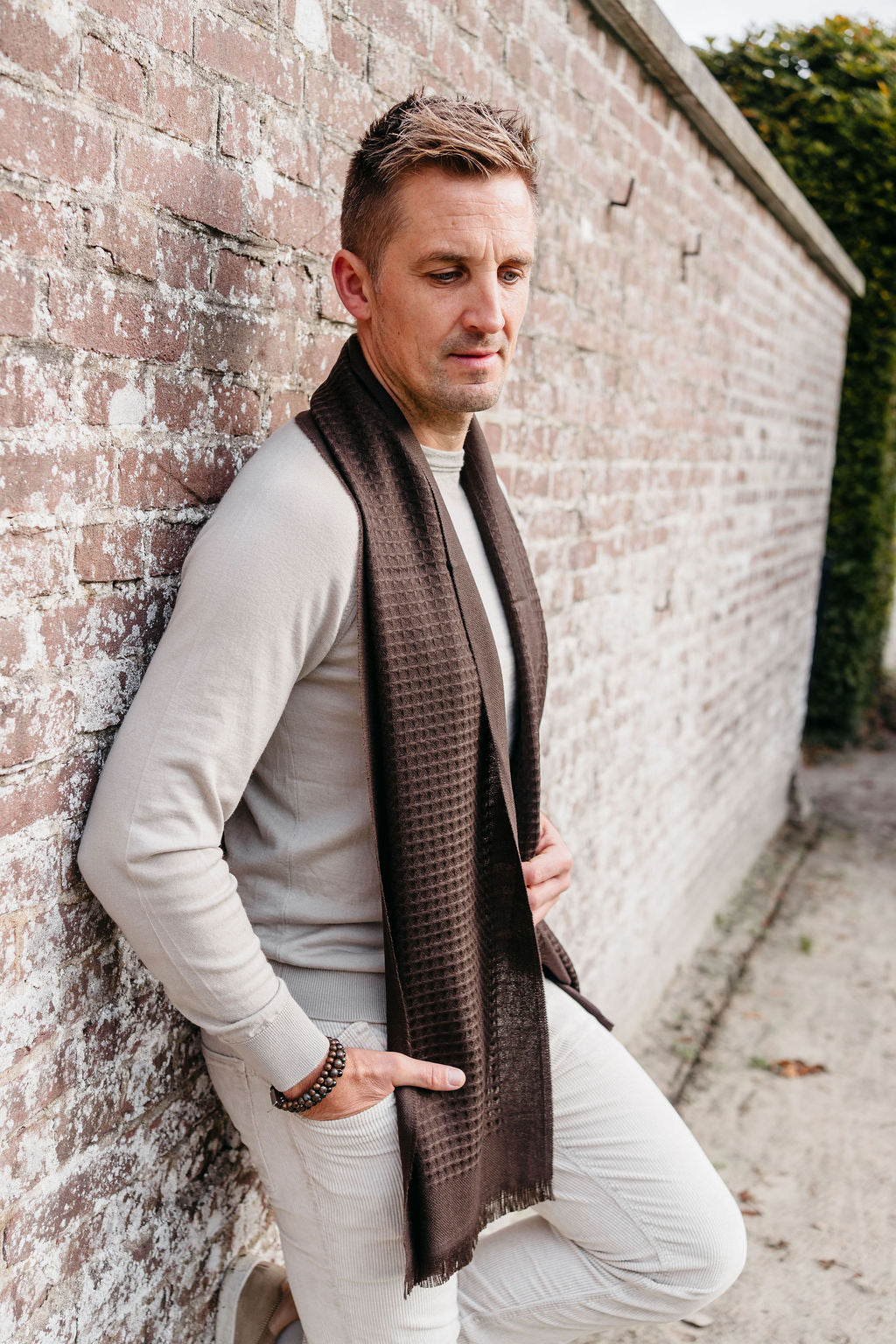 Scarf Giuseppe | Dark Brown