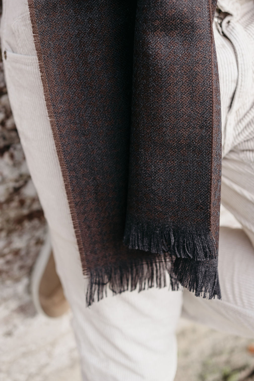 Bufanda Leonardo | Marrón oscuro