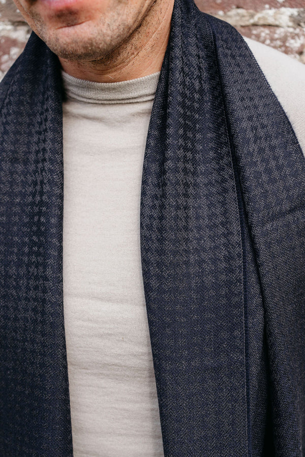 Sciarpa Leonardo | Blu Navy