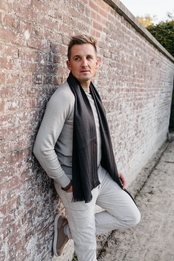 Pinzolo Sjaal | Donkerbruin