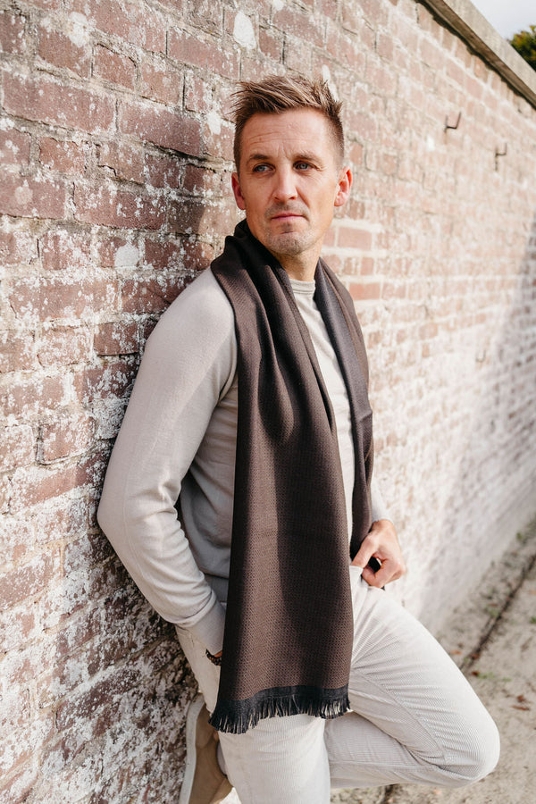 Damasco Scarf | Dark Brown