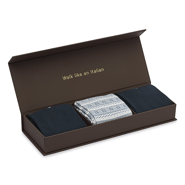 Gift box 3 pairs of socks | Navy