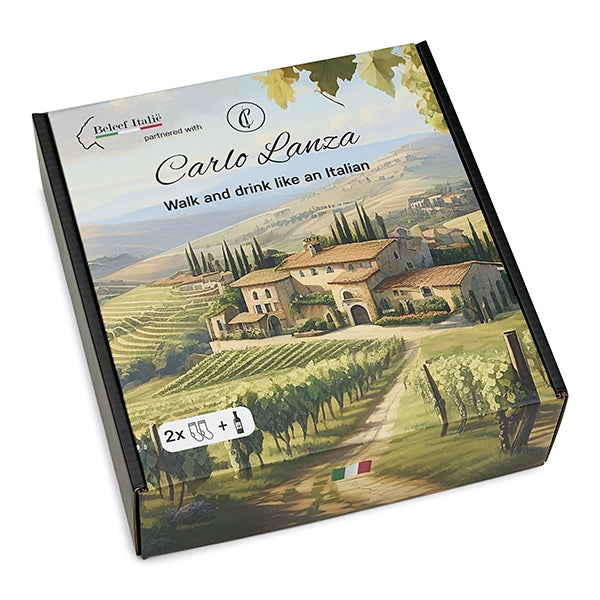 Gift Box Socks and Wine | Dark Blue