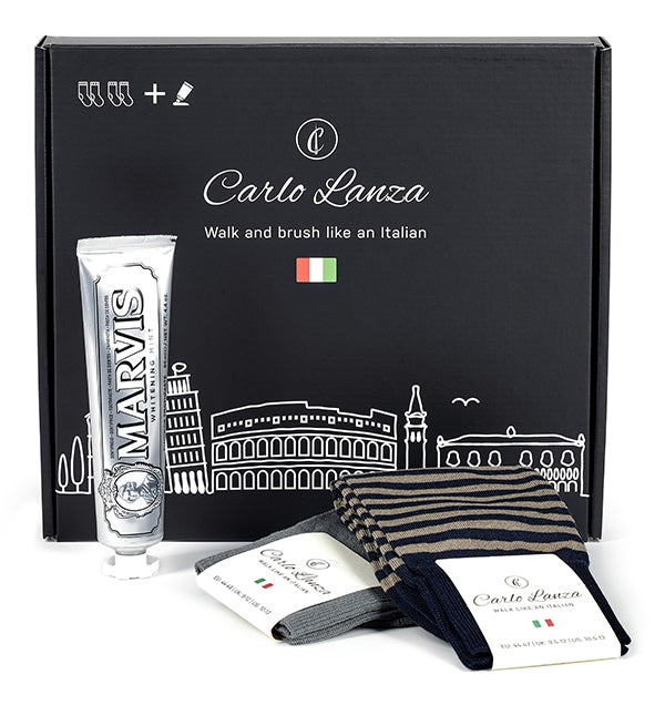 Gift Box Socks & Toothpaste | Multicolor