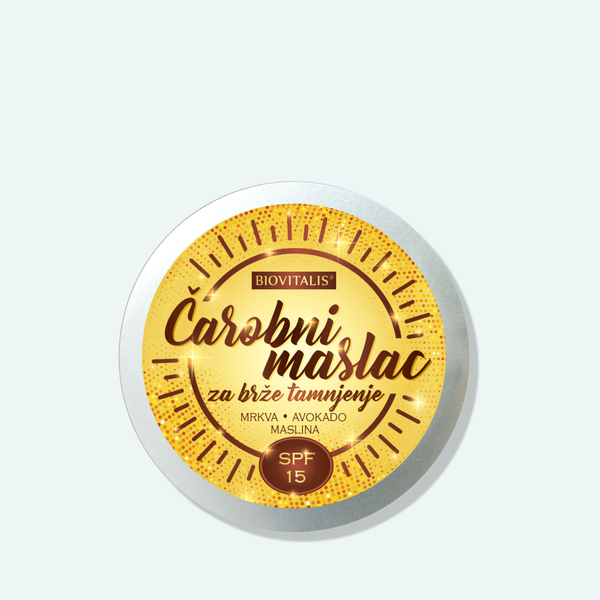 BIOVITALIS Čarobni maslac za brže tamnjenje SPF 15