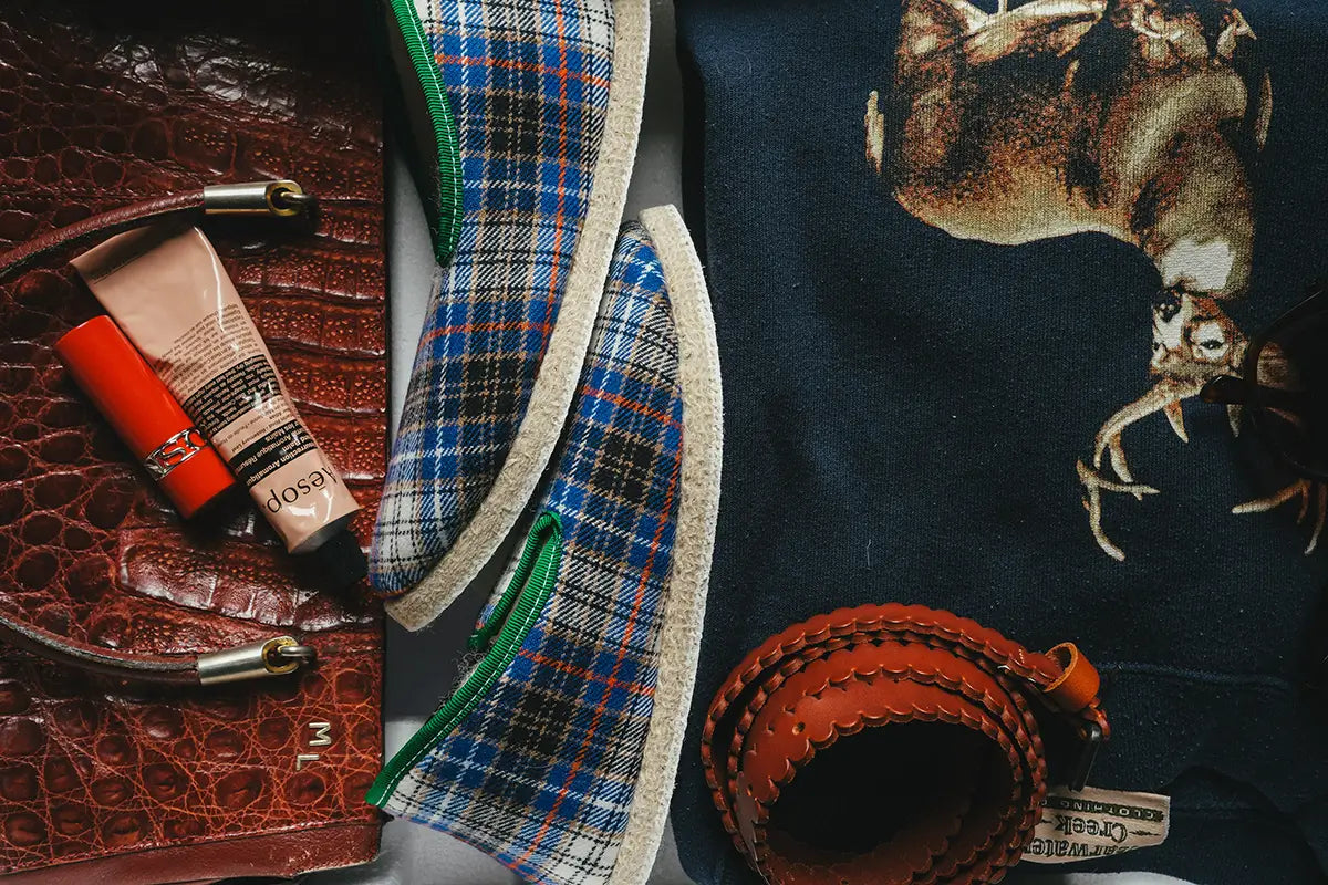 Charentaise tartan multicolore