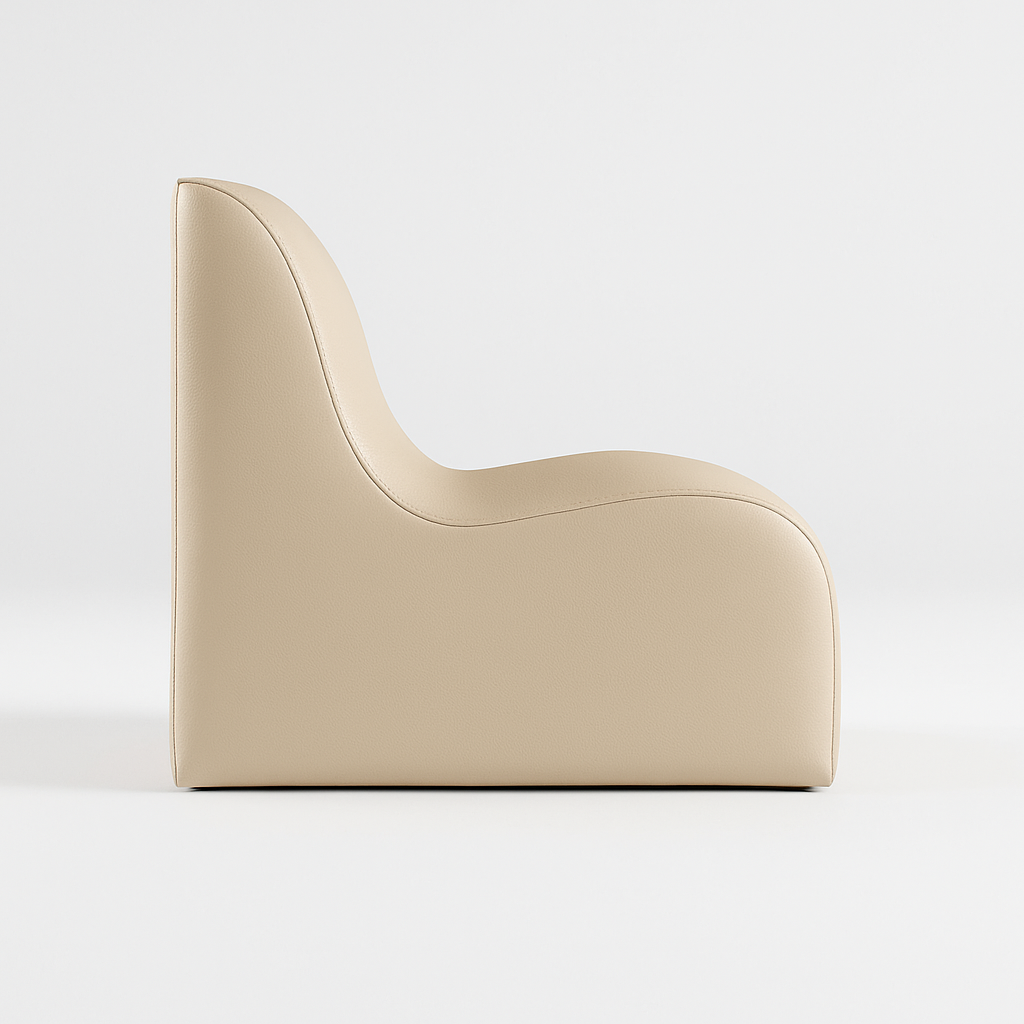 GINA ECO, Fauteuil Modulaire en Éco-Cuir 68x90x86