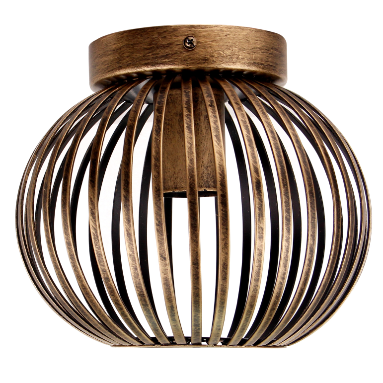 Chericoni Curvato ceiling lamp - 1 light - Ø20cm - Bronze