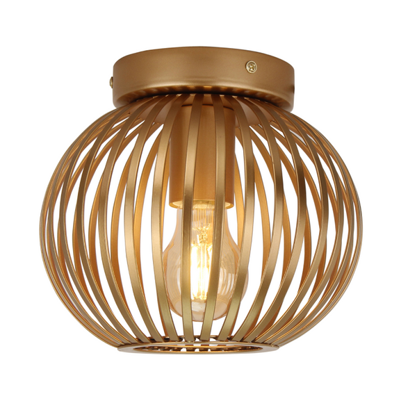 Chericoni Curvato ceiling lamp - 1 light - Ø20 cm - Gold