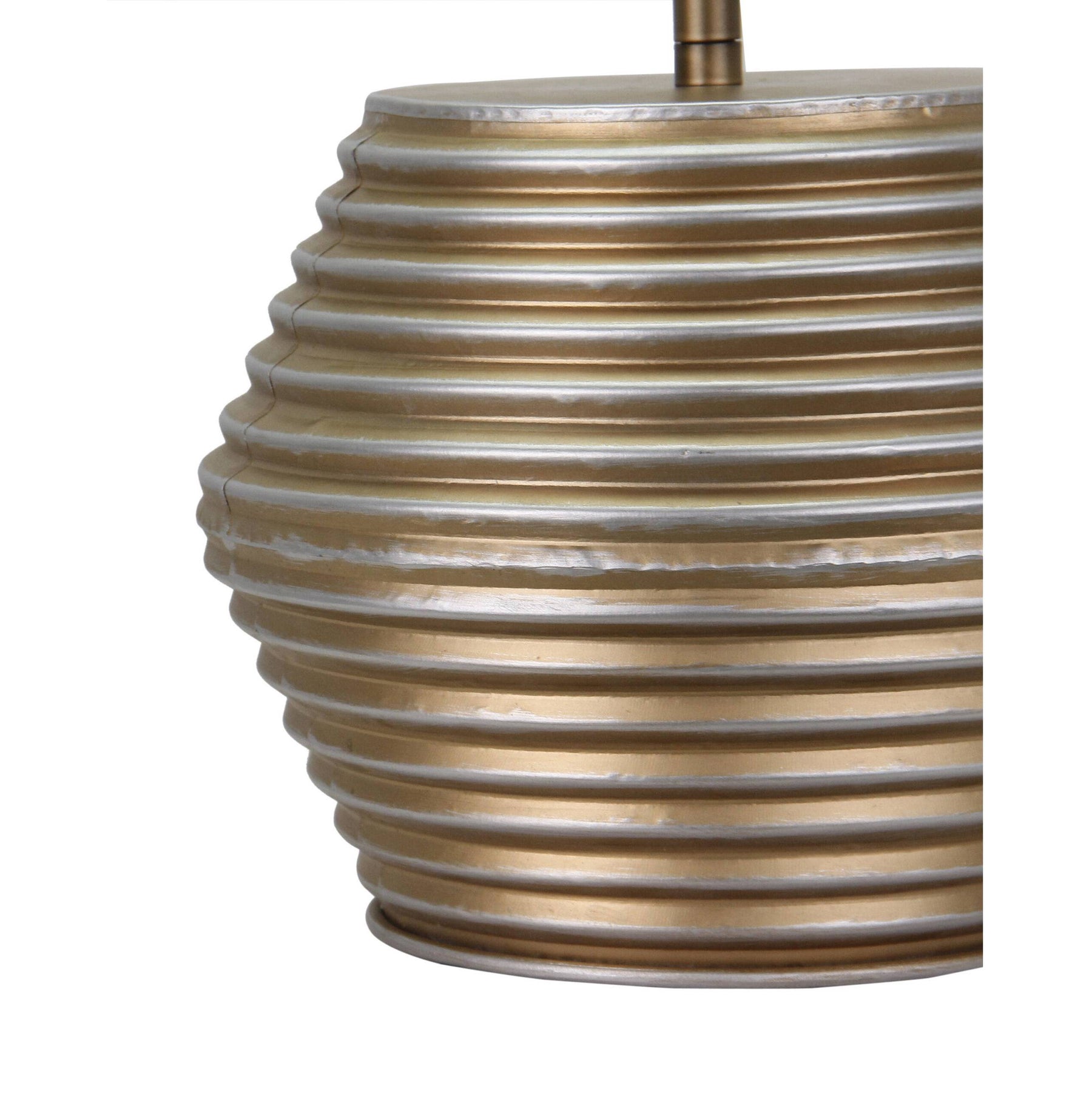 Chericoni Modena tafellamp, luxe goud en crème design, Ø 30 cm, geschikt voor moderne interieurs.