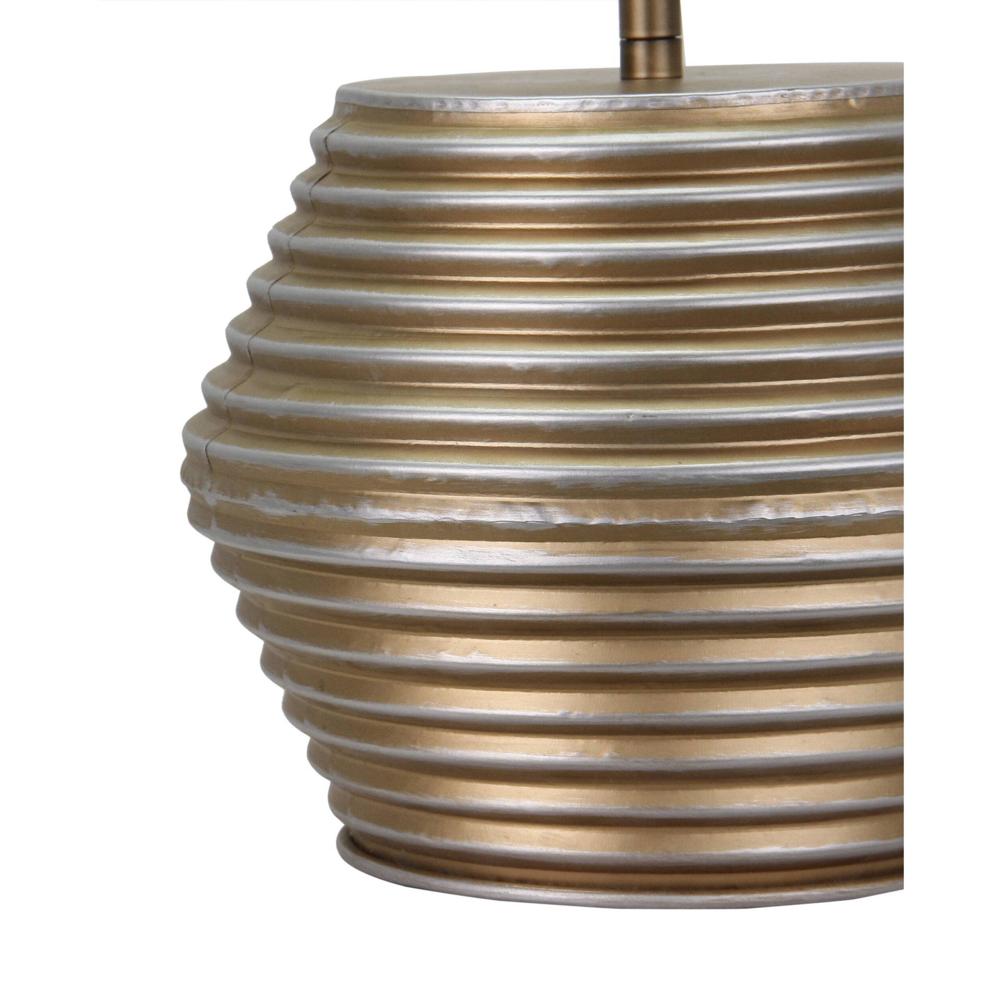 Chericoni Modena tafellamp, luxe goud en crème design, Ø 30 cm, geschikt voor moderne interieurs.