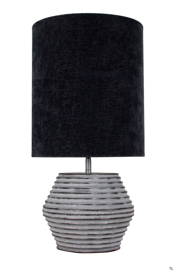 Chericoni Modena tafellamp, 1 lichtbron, Ø 30 cm, zilver en grijs, verfijnd ontwerp voor moderne woningen