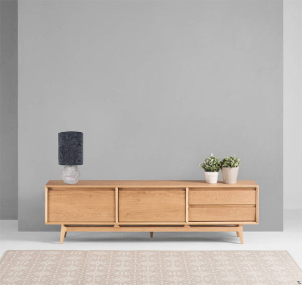 Modena tafellamp van Chericoni, Ø 30 cm, zilver en grijs, elegante verlichting voor woonkamer of slaapkamer