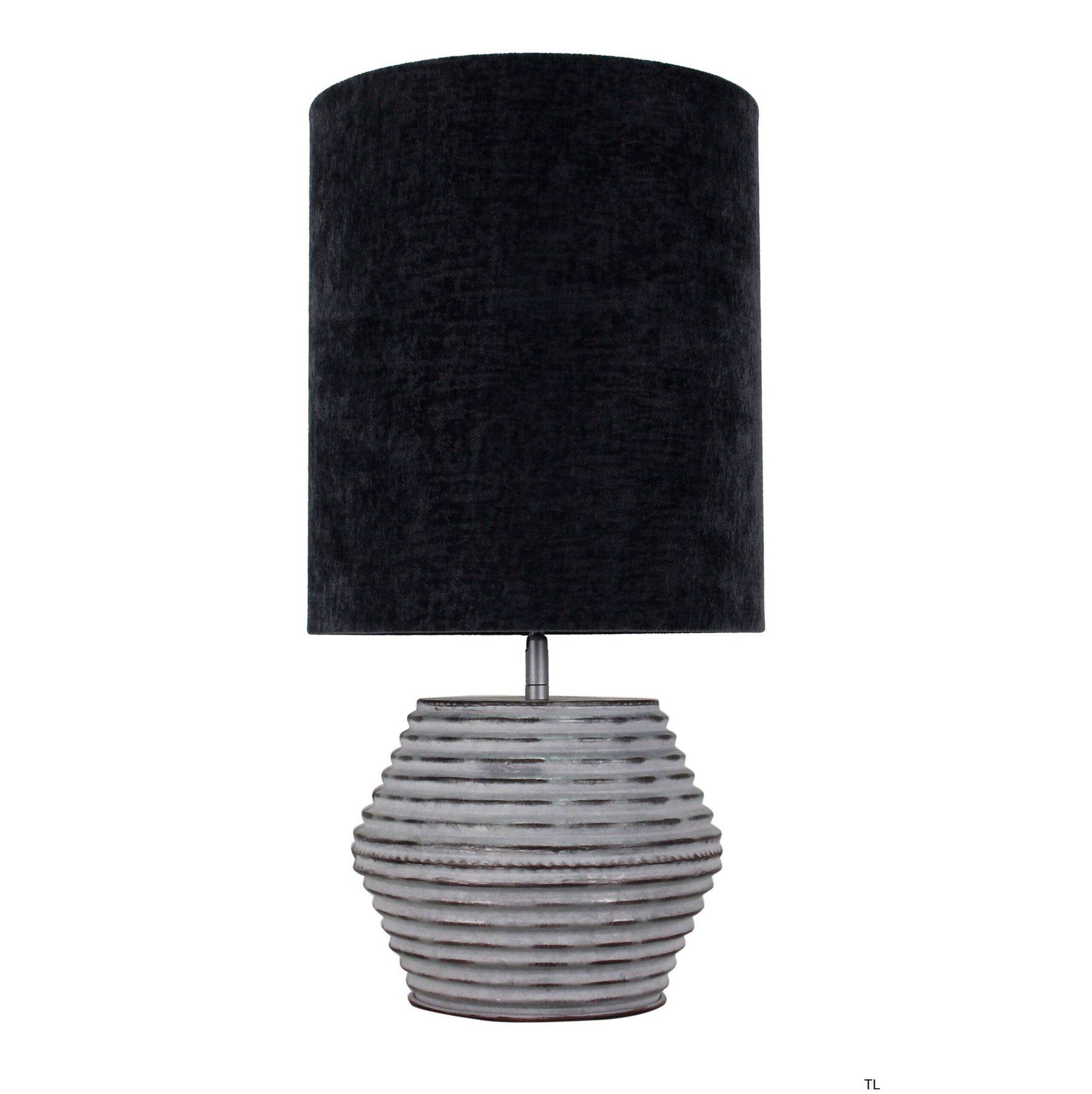 Chericoni Modena tafellamp, 1-lichts, Ø 30 cm, zilver en grijs design, perfect voor moderne interieurs