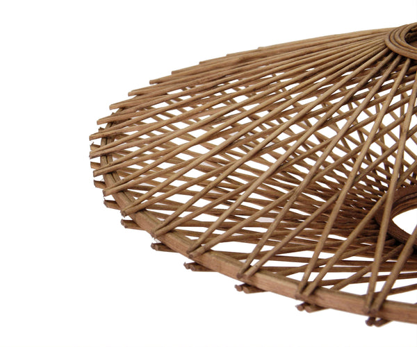 Ruime Chericoni Nature Capello hanglamp, Ø60 cm, natuurdesign, 1 lichtpunt, voor sfeervol licht.