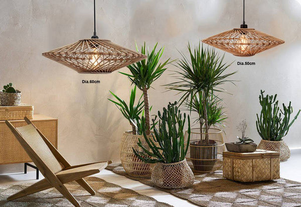 Elegante Chericoni Nature Capello hanglamp, nature design, Ø60 cm, geschikt voor E27 fitting.