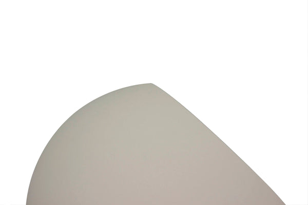 Chericoni Occhio tafellamp, stijlvolle crème kap, Ø 20 cm, duurzaam ontwerp in ijzer en metaal, geschikt voor elk interieur.